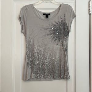 Beautiful beaded silky top